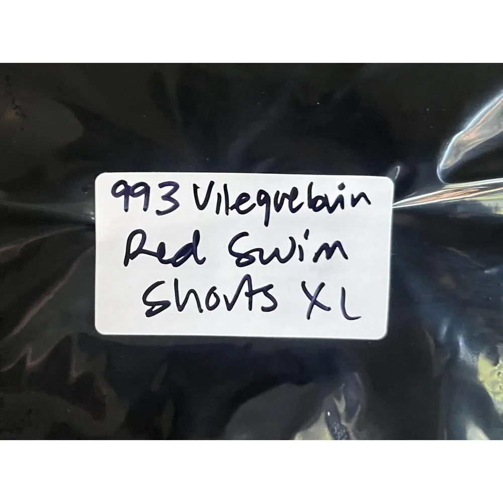 VILEBREQUIN Red Orange Floral Swim Shorts Trunks   Mens Size XXL